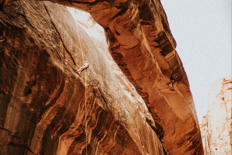 Canyoneering Girl Morning Glory Arch on Grandstaff Trail