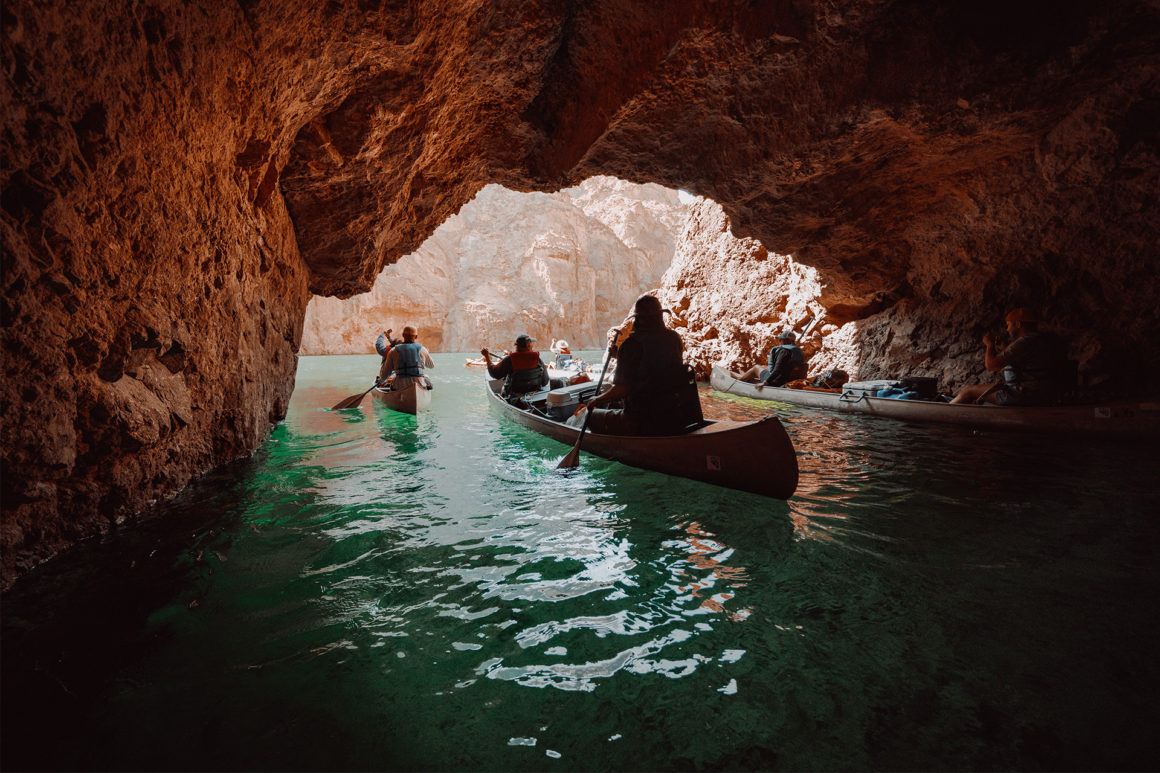 Emerald Cave Colorado River Canoe Trip