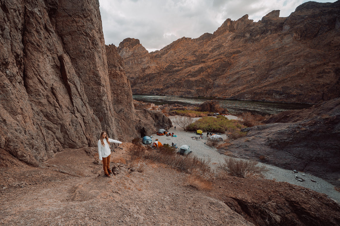 Arizona Hot Springs Campground - Colorado River Canoe Trip
