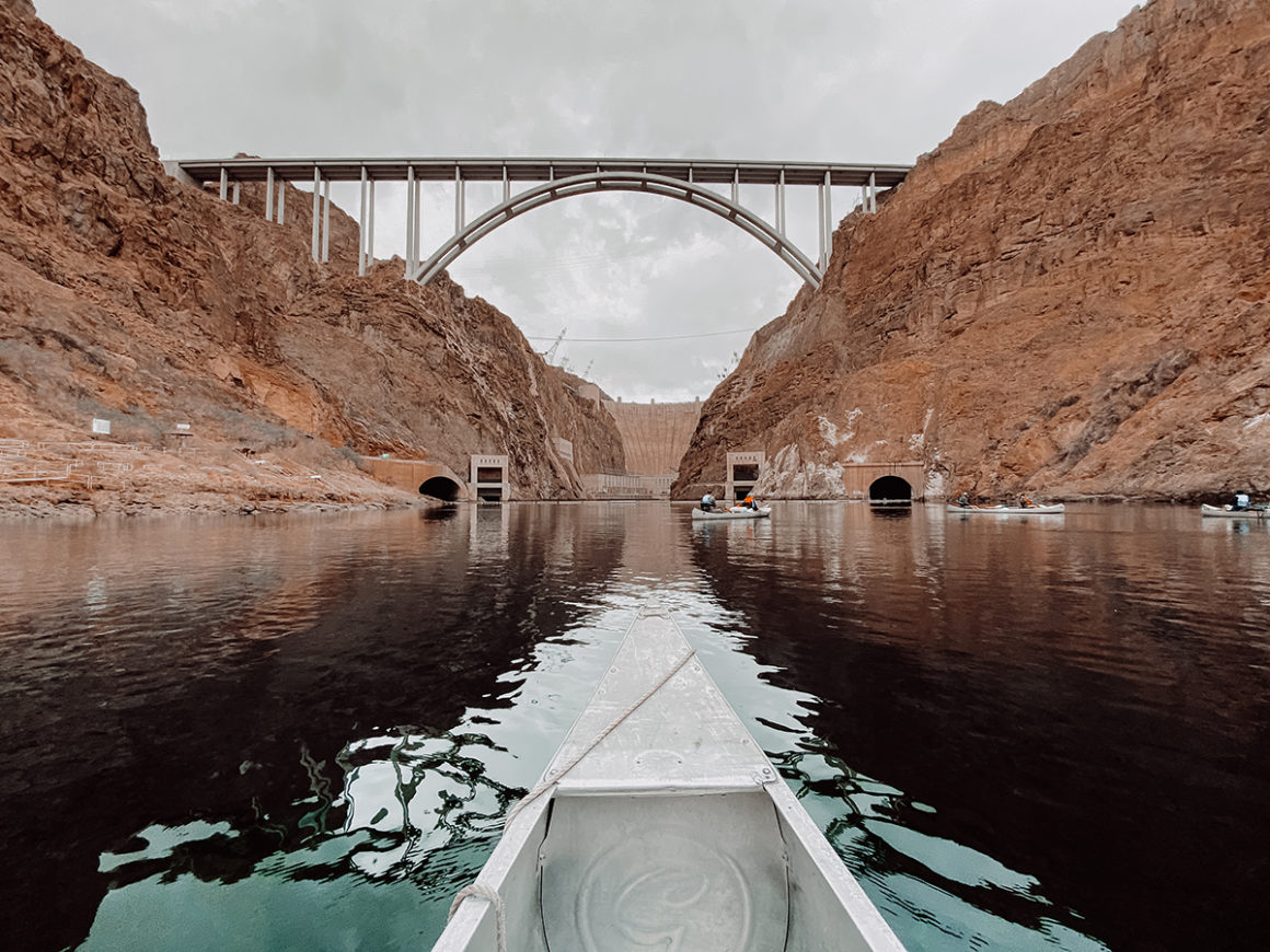 Hoover Dam Canoe Launch Location for the Colorado River to Willow Beach trip Colorado River Canoe Trip